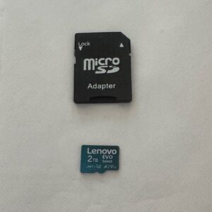 Lenovo 2TB MicroSD with Black Adapter